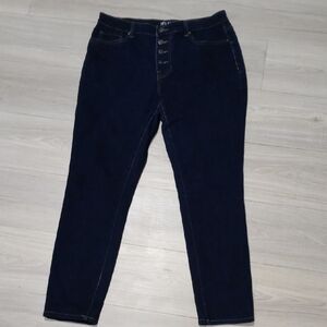 High Rise Women's Jeans in Deep Navy